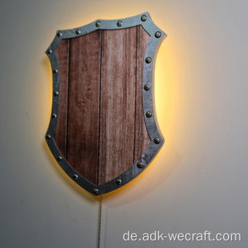 Medieval Shield Dekorative Wandleuchte LED Wandleuchten